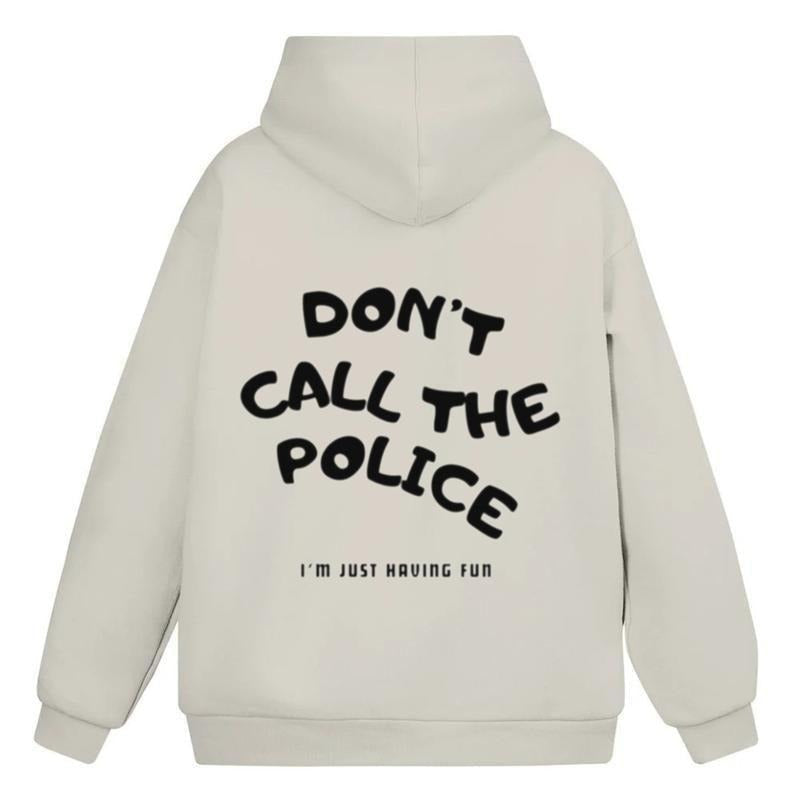 Don't Call The Police Biker Hoodie, Motorcycle Racing Sweatshirt, Menswear Graphic Motorcycle Accessories, Stylish Hoodie...