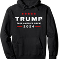 Donald Trump 2024 | Take America Back Election - The Return Hoodie | Unisex Hooded Sweatshirt T-Shirts | ZylaModa.com