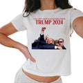 Donald Trump 2024 You Can'T Keep A Good Man Down Baby Tee Casual Comfort Hoodie, Sweatshirt | ZylaModa.com