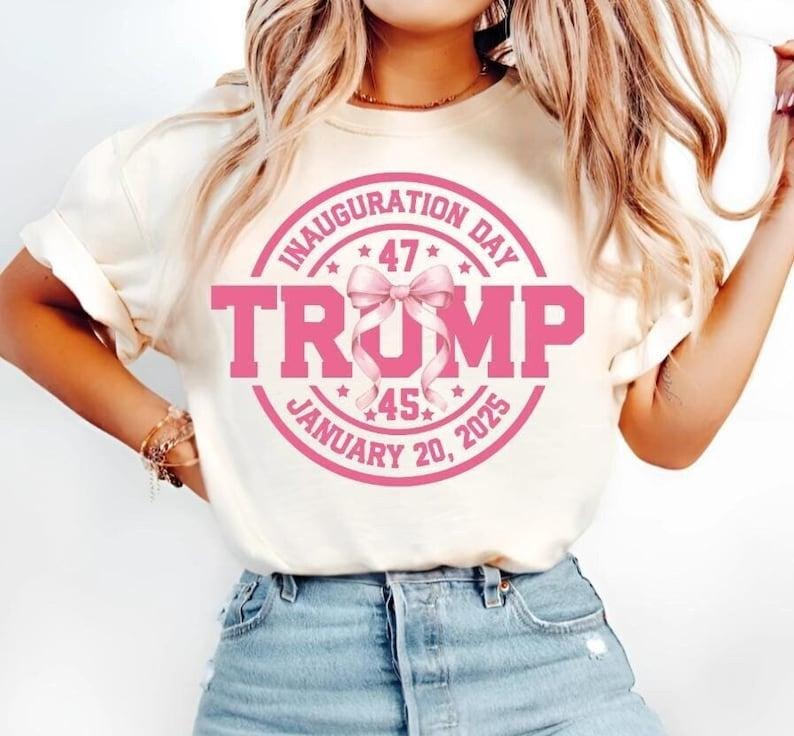 Donald Trump Inauguration Day 2025 T Shirt, 47th US President Inauguration T Shirt Hoodie, Sweatshirt | ZylaModa.com