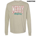 Doodle Merry Christmas Long Sleeve Comfort Colors T-Shirt 'NLB' Hoodie, Sweatshirt | ZylaModa.com