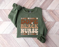 Dope Black Nurse Shirt, Black Nurse Sweatshirt, Black RN Shirt, Nurse Life Sweat, Black Nurse Graduation Tee Hoodie
