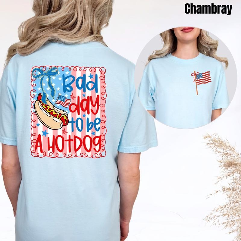 Double American Hotdog Comfort Colors T-Shirt 'NLB' Hoodie, Sweatshirt | ZylaModa.com