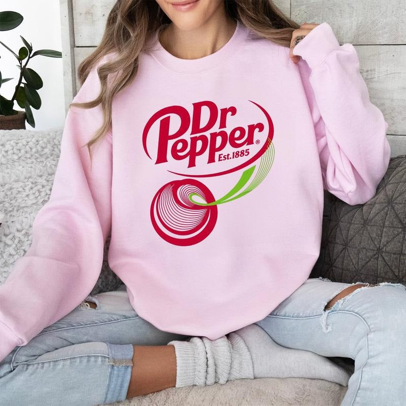 Dr Pepper Soda Lover Sweatshirt, Dr Pepper Sweatshirt, Dr. Pepper Fan Crewneck, Dr Pepper Logo Sweatshirt, Gift For Dr...