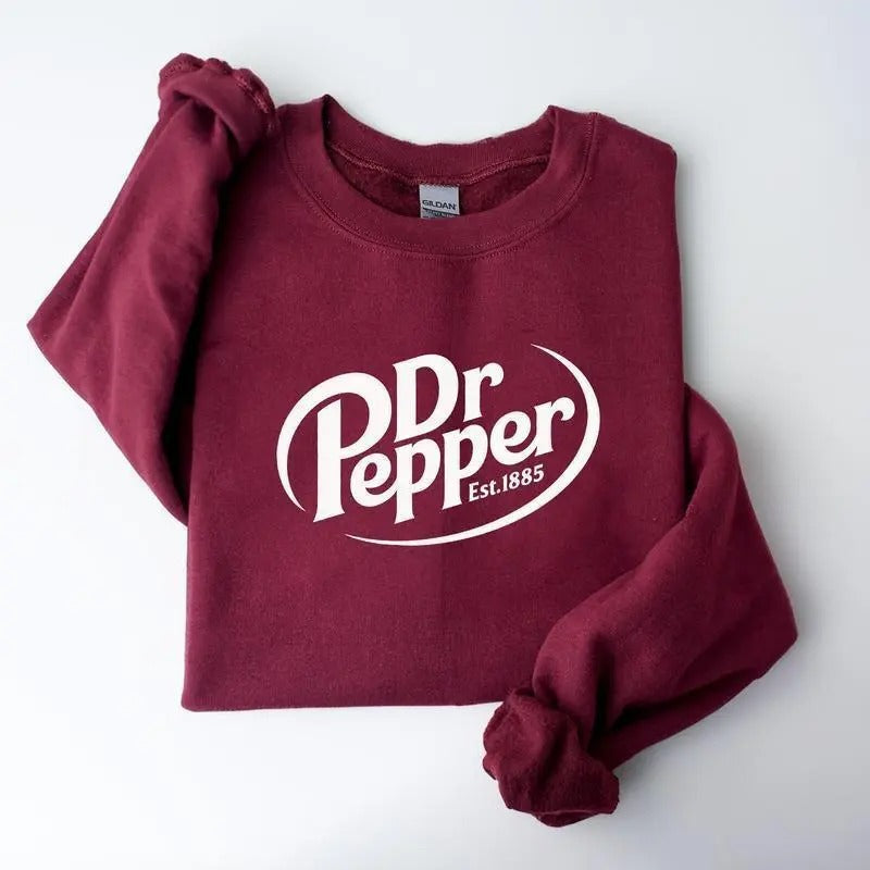 Dr. Pepper Sweatshirt, Dr Pepper Lover Shirt or hoodie, Dr Pepper Gift, Gift for Girlfriendstyle{n002}2 | ZylaModa.com