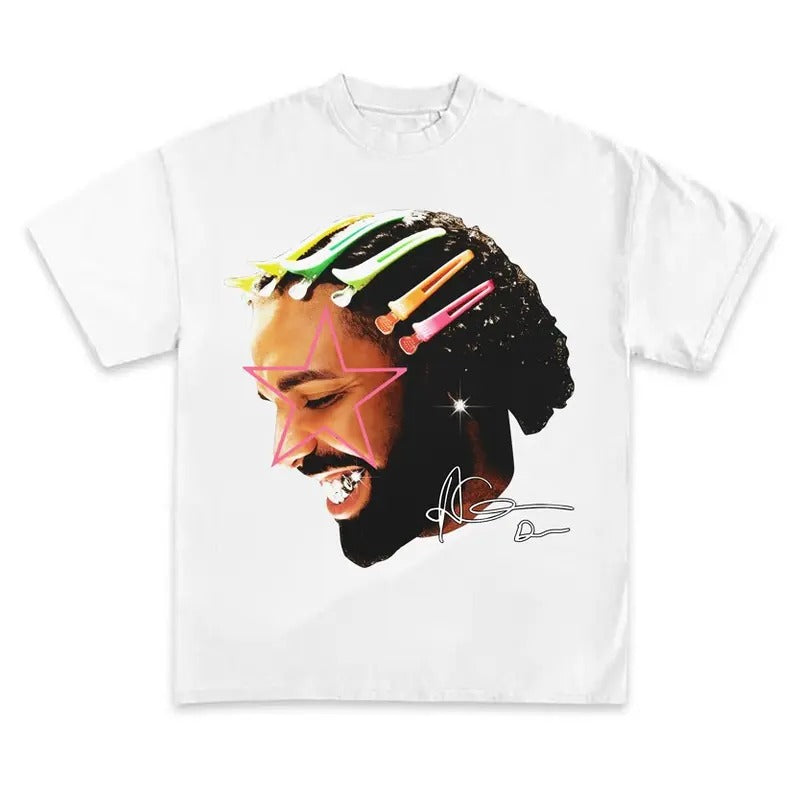 Drake Big Face Graphic Tee Hoodie, Sweatshirt | ZylaModa.com