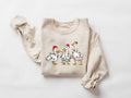 Duck Christmas Sweatshirt, Christmas Ducks Shirt, Christmas Gifts, Funny Christmas Duck Sweatshirt, Christmas Lights,...