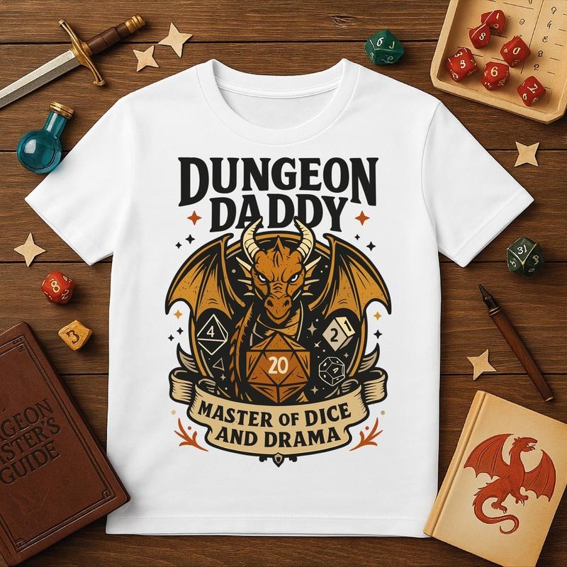 Dungeon Daddy Present Boyfriend Husband Premium Crewneck TShirt , Bella + Canvas 3001 Hoodie, Sweatshirt | ZylaModa.com