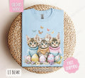 Easter Cats Gildan Shirt, Cute Cat Lover Tshirt, Trendy Cat Mom Tee Hoodie, Sweatshirt | ZylaModa.com