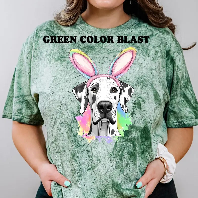 Easter Dalmation Shirt ~ Unisex Apparel Relaxed Fit Printed In The USA Clothing Womenswear Casual Comfort Cotton Hoodie,...