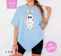 Easter Ghost Full Size Shirt Gildan, Women's Tee, Cute Easter Women's Tshirt Plus Sizes Hoodie, Sweatshirt | ZylaModa.com