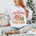 Eating Cookies for Two Pregnancy Announcement Sweatshirt Christmas Maternity Sweater - Pullover, Fabric T-Shirts, Hoodie