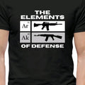 Elements of Defense: AR-15 and AK-47" T-shirt Menswear Crewneck t shirt Hoodie, Sweatshirt | ZylaModa.com