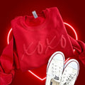 Embossed Valentines Day Sweatshirt, LOVE Puff Print Sweatshirt, Valentines Day Puff Print Shirt, Valentines Day Puff,...