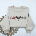 Embroidered Fourth Wing Sweatshirt, Basgiath War College Embroidered Sweatshirt, Fantasy Book Dragon Crewneck Sweater...