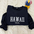 Embroidered Hawaii Sweatshirt -  Hawaii Crewneck - Hawaii Gift T-Shirts, Hoodie | ZylaModa.com