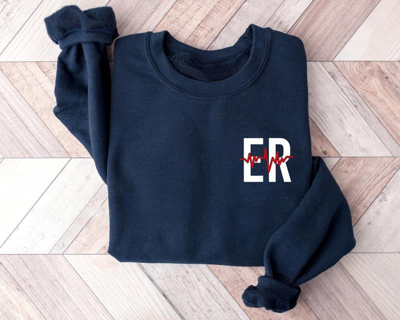 Emergency Department ER Nurse Sweatshirt, ER Nurse Shirt, Emergency Nurse Shirt, Nurse Week Shirt, Nurse Appreciation...