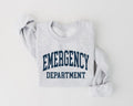 Emergency Department Sweatshirt, Emergency Dept Crewneck, Emergency Doctor, ER Doctor, ER Nurse Shirt, Emergency Nurse...