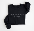 Emergency Nurse Sweatshirt, ER Nurse Sweatshirt, Hospital Shirt, Registered Nurse Crewneck, ER Nurse Gift, ER Nurse...