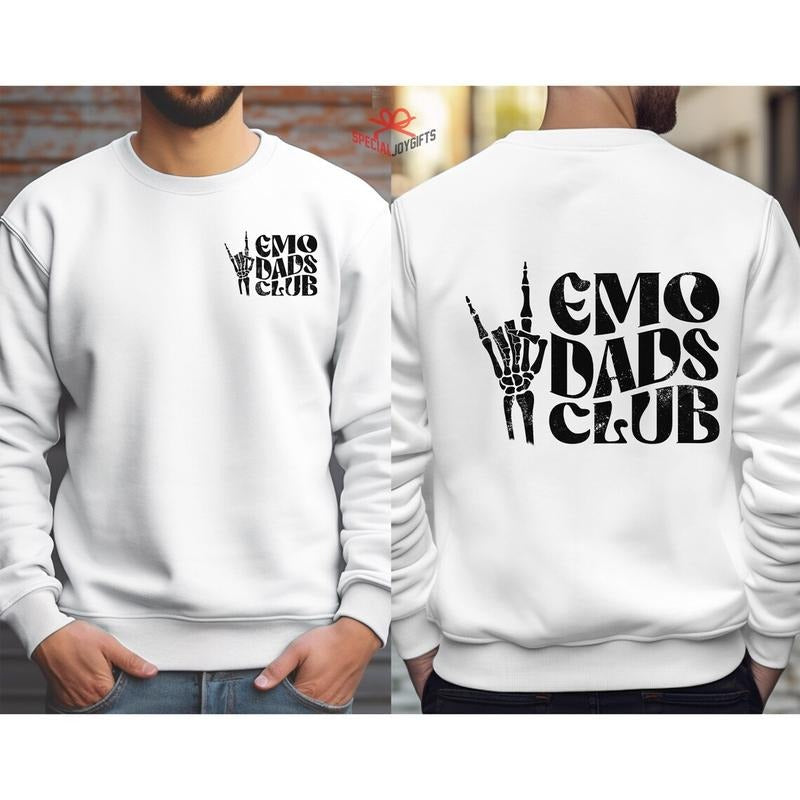 Emo Dads Club Shirt, Cool Dads Club, Emo Dad Tshirt, Father Gifts for Dad, Shirt for Men Hoodie, Sweatshirt | ZylaModa.com