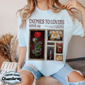 Enemies To Lovers Comfort Colors T-Shirt, Bookish, Dark Academia, Dark Romance, Smut Reader Book Club Gift, Book Lover...