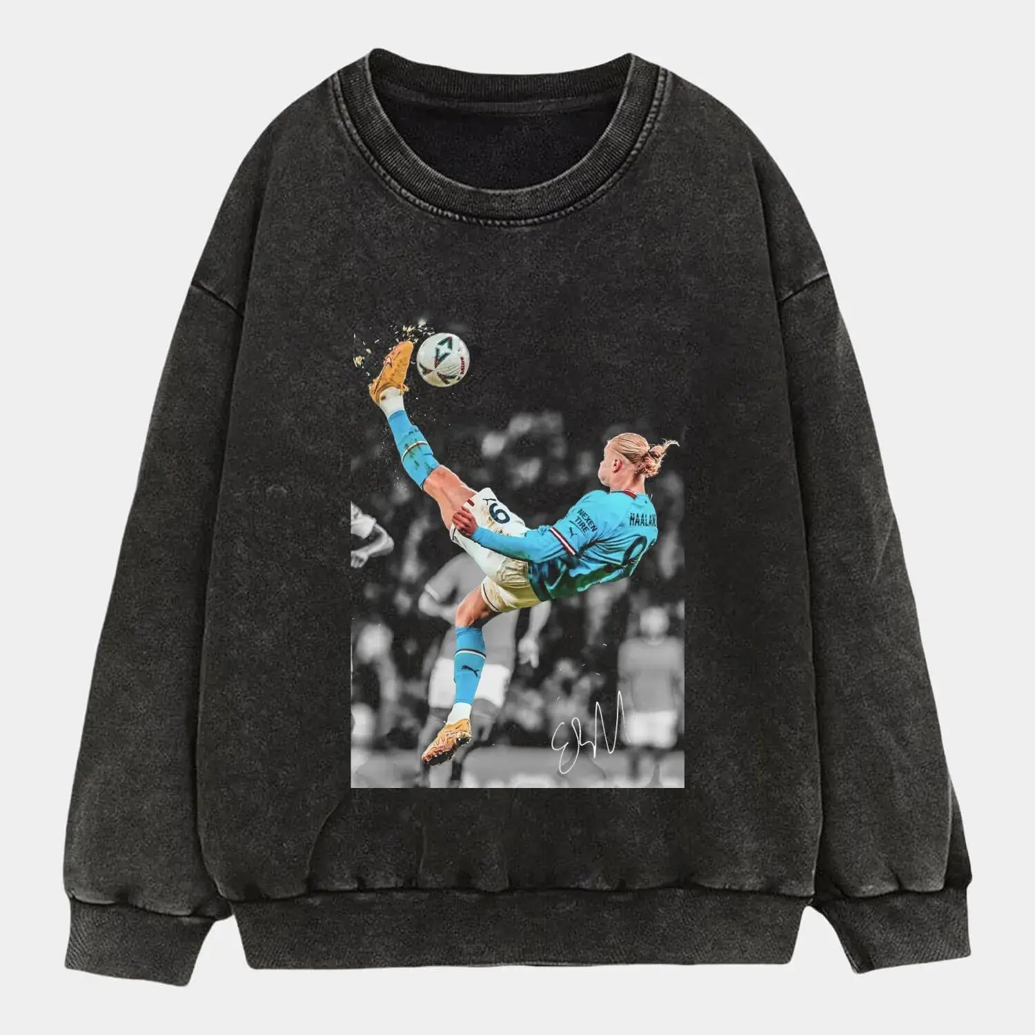 Erling Haaland Bicycle kick Tee Hoodie, Sweatshirt | ZylaModa.com (Image 3)