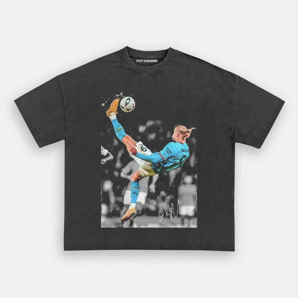 Erling Haaland Bicycle kick Tee Hoodie, Sweatshirt | ZylaModa.com (Image 4)