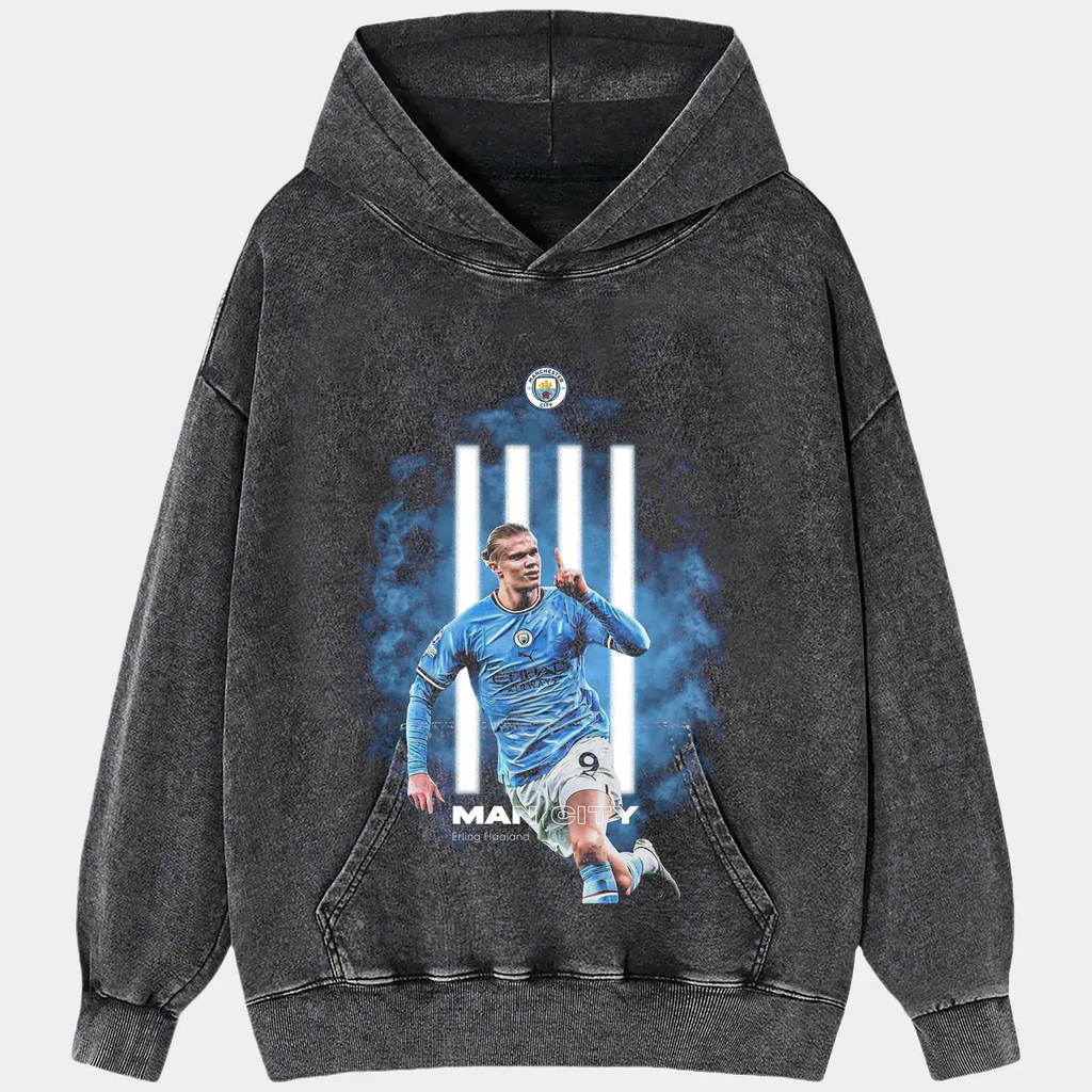 Erling Haaland Manchester City Tee Hoodie, Sweatshirt | ZylaModa.com (Image 2)