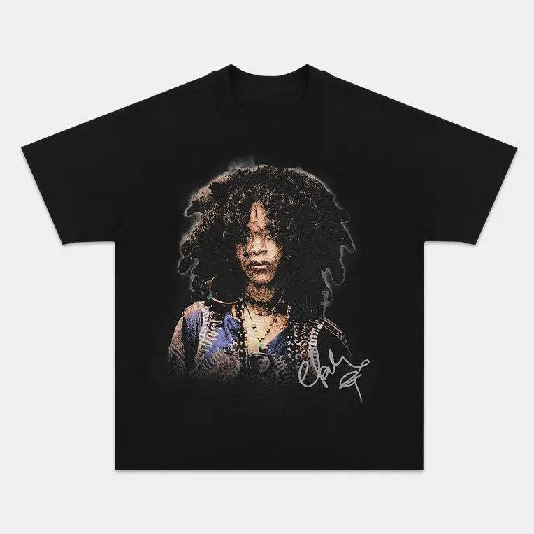 Erykah Badu Modern Look Tee Hoodie, Sweatshirt | ZylaModa.com