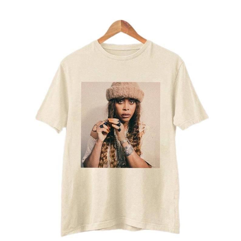 Erykah Badu Shirt, 90s Erykah Badu Graphic Tee, Gift for Fans, Music Rock Retro Unisex T-shirt Hoodie, Sweatshirt