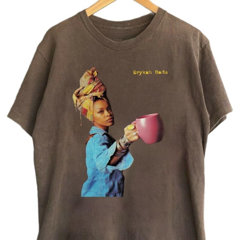 Erykah Badu Shirt, Erykah Badu Unfollow Me Album Graphic Tee, Gift For Men Women Unisex T-shirt Hoodie, Sweatshirt