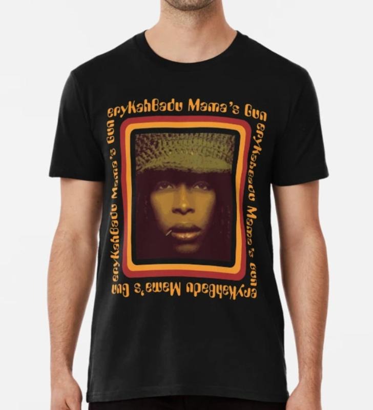 Erykah Badu T-Shirt, Erykah Badu T-Shirt Design, Music Retro 90s Vintage T-Shirt Hoodie, Sweatshirt | ZylaModa.com
