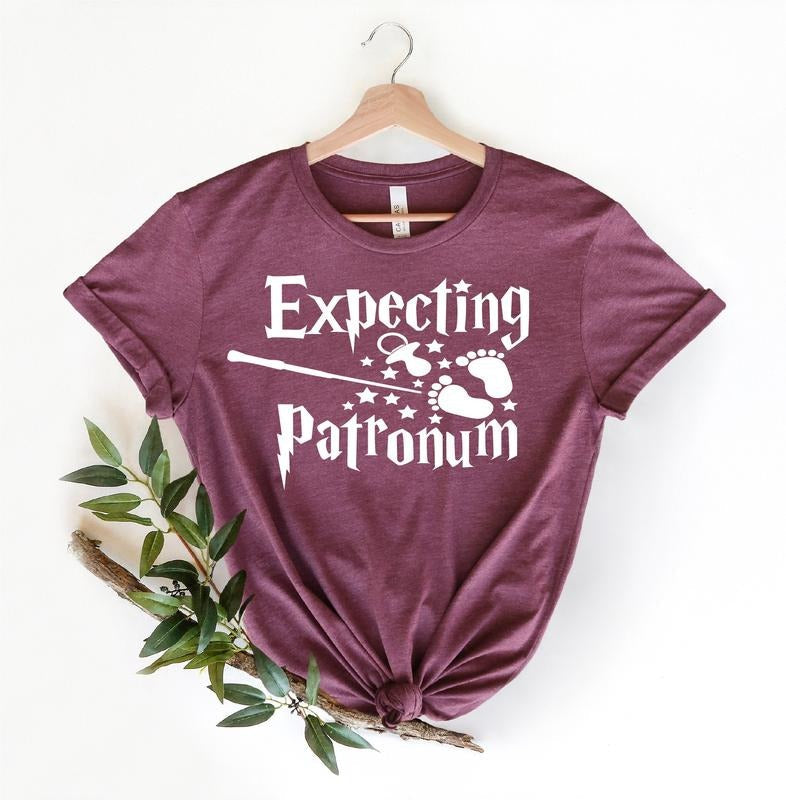 Expecting Patronum Shirt, Baby Announcement Shirt,Pregnancy Announcement Shirt, Birth Announcement, Pregnancy Gift,...