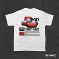 F-40 Graphic T-Shirt, 90's Car Shirt Hoodie, Sweatshirt | ZylaModa.com
