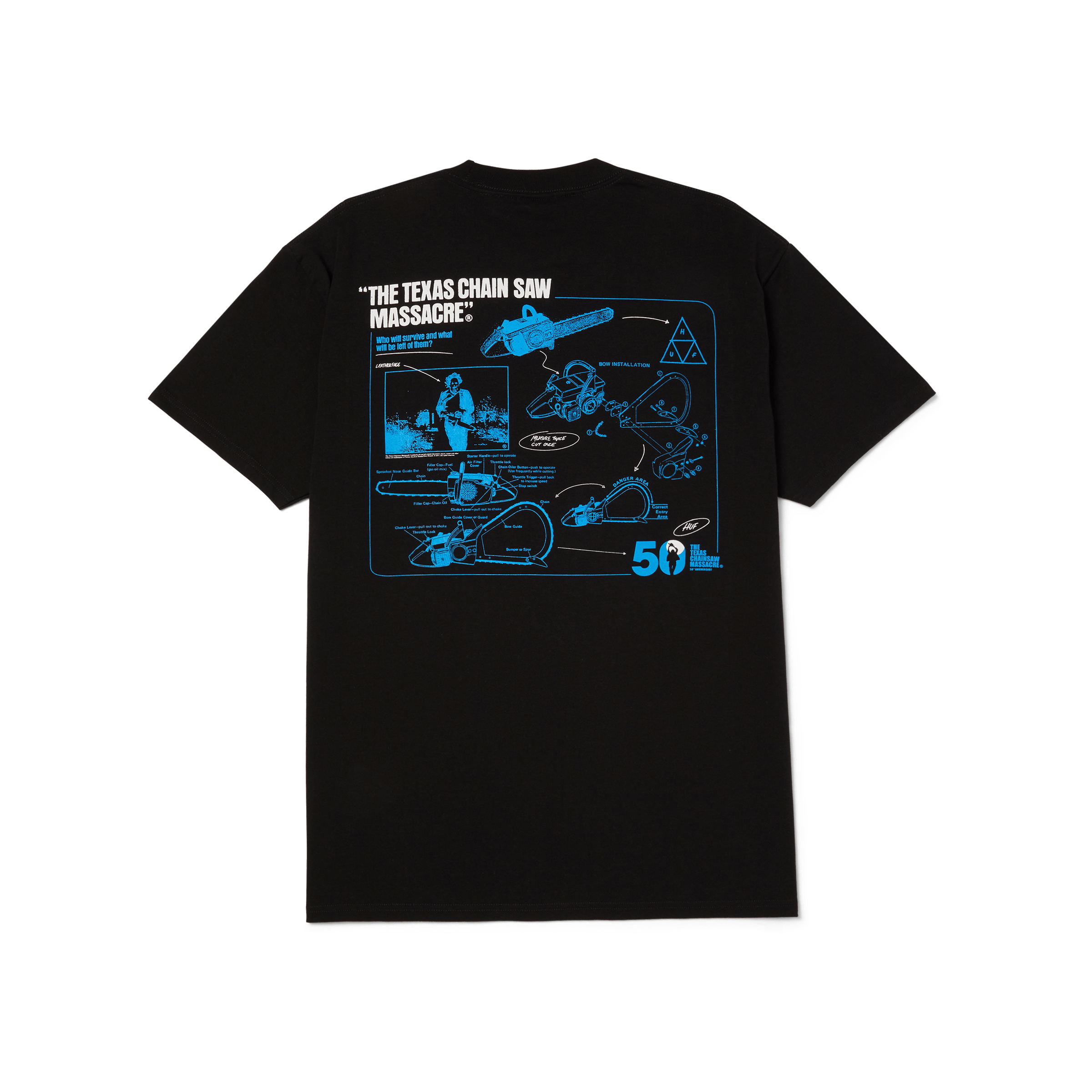HUF x The Texas Chainsaw Massacre Fear T-Shirt Hoodie, Sweatshirt | ZylaModa.com (Image 2)
