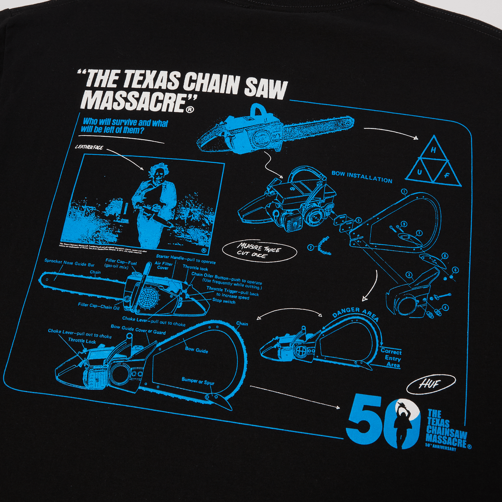 HUF x The Texas Chainsaw Massacre Fear T-Shirt Hoodie, Sweatshirt | ZylaModa.com (Image 4)