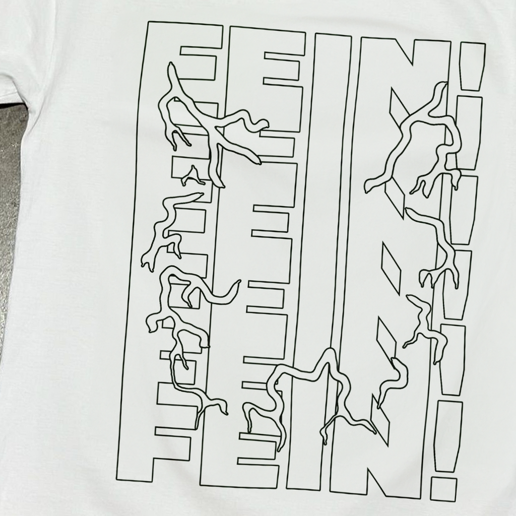 UTOPIA 'FEIN!' HEAVYWEIGHT WHITE T-SHIRT Hoodie, Sweatshirt | ZylaModa.com (Image 2)