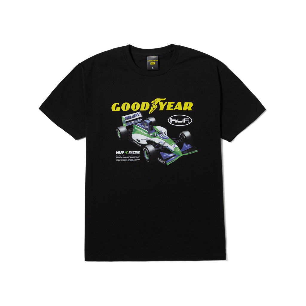 HUF x Goodyear Final Lap T-Shirt Hoodie, Sweatshirt | ZylaModa.com (Image 1)