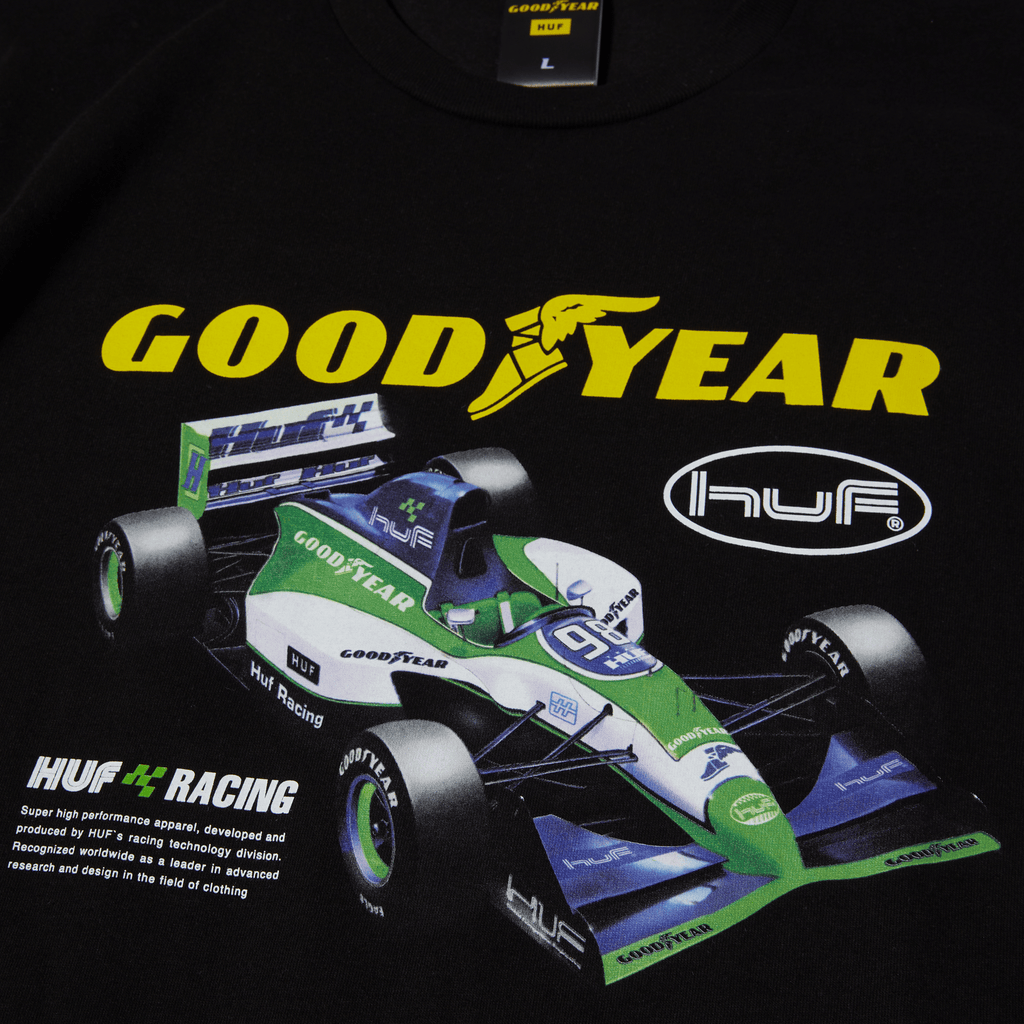 HUF x Goodyear Final Lap T-Shirt Hoodie, Sweatshirt | ZylaModa.com (Image 3)