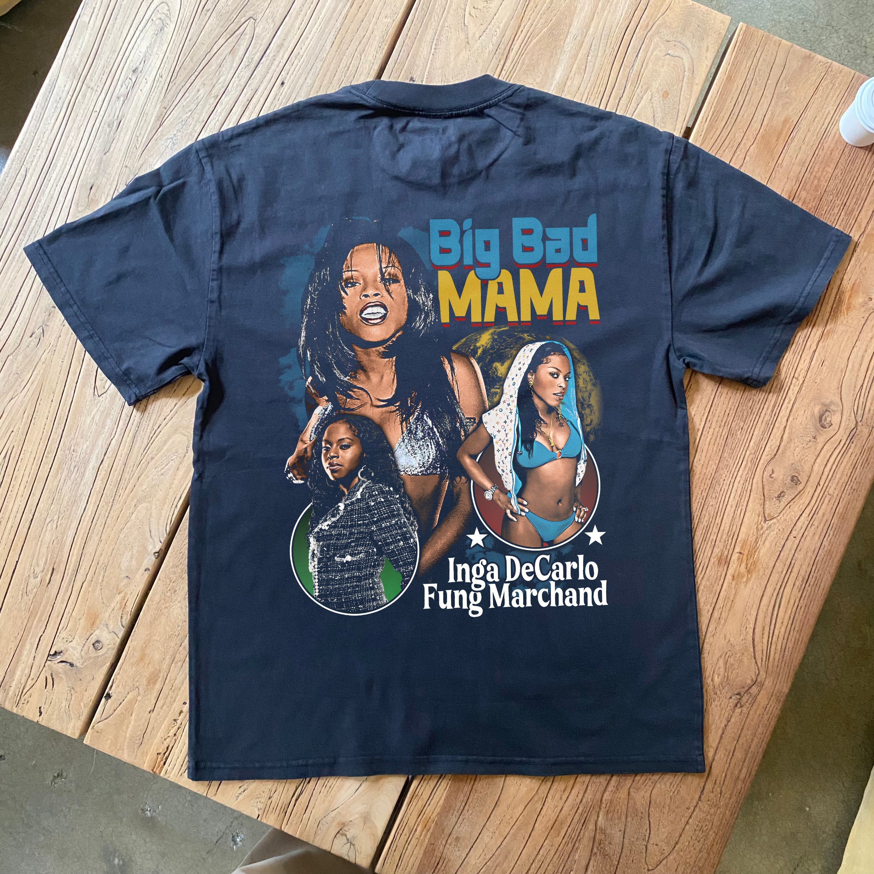 FOXY BROWN-BIG BAD MAMA HEAVYWEIGHT BLACK T-SHIRT Hoodie, Sweatshirt | ZylaModa.com (Image 4)
