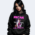 FREAK IN THE SHEETS SPOOKY Long Sleeve Crewneck Sweatshirt T Shirt or Hoodie Casual Poly Cotton Blend Graphic Design...
