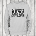 Facts & Logic Sweatshirt Classic Womenswear T-Shirts, Hoodie | ZylaModa.com