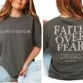 Faith Over Fear Christian Shirt ,Christian   shirt ,Jesus Christmas Shirts Cotton Top Hoodie, Sweatshirt | ZylaModa.com