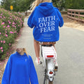 Faith Over Fear Hoodie, Christian Hoodies, Christian Sweatshirt, Jesus Hoodie, Trendy Hoodie, Bible Verse Hoodie, Bible...