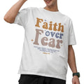 Faith Over Fear Motivational Quote T-Shirt, Unisex Shirt, Menswear Top, Womenswear Top Hoodie, Sweatshirt | ZylaModa.com