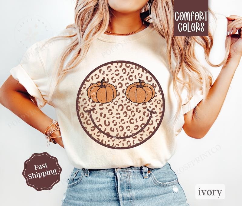 Fall Pumpkin Shirt Comfort Colors, Womens Fall Pumpkin Shirt, Womenswear Oversized Crewneckstyle{n002}2 Hoodie, Sweatshirt