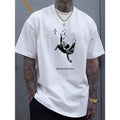 Fallen angel print tee shirt, Tees for Men, Casual Short Sleeve T-shirt for summer Made in USA Hoodie, Sweatshirt