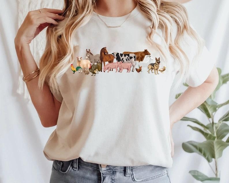 Farm Animal Shirt Lover Hoodie, Sweatshirt | ZylaModa.com