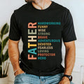 Father Definition Shirt for Men Best Dad Ever Funny Father's Day Gift Unisex 100% Cotton