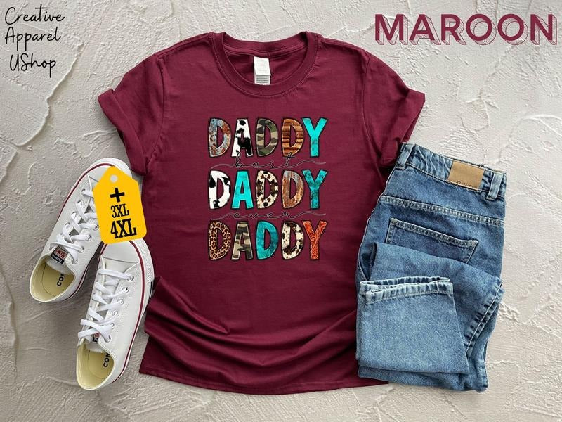 Father's Day Gifts Daddy Daddy Daddy T Shirt Hoodie Sweater Father's Day Shirt Funny Cowboy Dad Shirt Gift For Dad Daddy...
